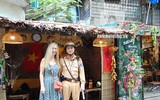 [ẢNH] CSGT Đường sắt tuần tra, tuyên truyền tại 