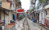 [ẢNH] CSGT Đường sắt tuần tra, tuyên truyền tại 