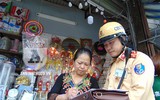 [ẢNH] CSGT Đường sắt tuần tra, tuyên truyền tại 