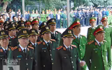 [ẢNH] Những khoảnh khắc nghẹn ngào tại lễ tang 3 liệt sĩ hy sinh tại Đồng Tâm