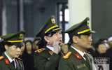 [ẢNH] Những khoảnh khắc nghẹn ngào tại lễ tang 3 liệt sĩ hy sinh tại Đồng Tâm
