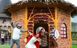Halloween Sun World Ba Na Hills đẹp rực rỡ với hơn 10 tấn bí, ngô, táo trang trí