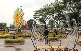 Nô nức rủ nhau dạo đường hoa bên sông Hàn đón Tết