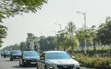 Diễu phố Hà Nội, dàn xe VinFast Lux thu hút mọi ánh nhìn