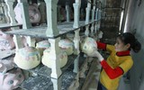 Lợn đất Bát Tràng rộn ràng đón xuân