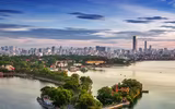 Sắc màu hồ Tây