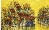 Hồn phố đọng trong tranh của Nguyễn Minh Sơn
