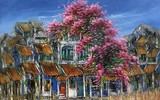 Hồn phố đọng trong tranh của Nguyễn Minh Sơn