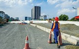 Đường vành đai 3 trên cao đoạn Mai Dịch - cầu Thăng Long đã thành hình