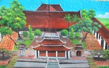Con đường bích họa ở ngoại thành Hà Nội