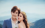 Ca sĩ Thu Thủy và hôn phu kém tuổi tung bộ ảnh cưới lung linh