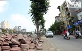 Hà Nội: Nắng nóng, rác thải sinh hoạt đổ đống bốc mùi trên đường Vũ Tông Phan 