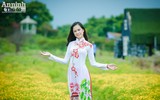 Ngắm nữ sinh dân tộc Thái dịu dàng trong tà áo dài truyền thống