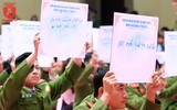 Hội thi thể hiện trí tuệ, bản lĩnh chính trị của Trung đoàn Cảnh sát Bảo vệ mục tiêu