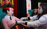 Gần 1000 cán bộ chiến sĩ Công an TP Hà Nội hiến máu tình nguyện