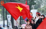 Biển người chào đón những người hùng U23 Việt Nam ở Hà Nội