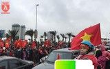 Biển người chào đón những người hùng U23 Việt Nam ở Hà Nội