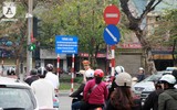 CSGT Hà Nội lập biên bản xử lý nghiêm các phương tiện vi phạm