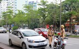 CSGT Hà Nội lập biên bản xử lý nghiêm các phương tiện vi phạm