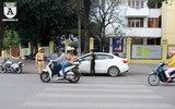 CSGT Hà Nội lập biên bản xử lý nghiêm các phương tiện vi phạm