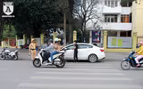 CSGT Hà Nội lập biên bản xử lý nghiêm các phương tiện vi phạm