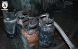 Hà Nội: Cháy rụi cửa hàng giặt là và sang chiết gas ở Vũ Tông Phan