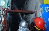 Hà Nội: Cháy rụi cửa hàng giặt là và sang chiết gas ở Vũ Tông Phan