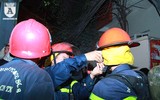 Hà Nội: Cháy rụi cửa hàng giặt là và sang chiết gas ở Vũ Tông Phan