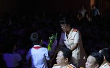 Những hình ảnh xúc động về nữ Đại úy Công an Hà Nội