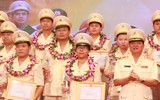 Những hình ảnh xúc động về nữ Đại úy Công an Hà Nội