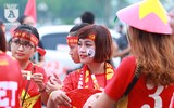 Mỹ Đình rực đỏ chào đón đoàn thể thao Việt Nam