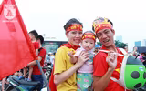 Mỹ Đình rực đỏ chào đón đoàn thể thao Việt Nam