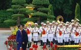 Chủ tịch nước chủ trì lễ đón Tổng thống Indonesia và Phu nhân sang thăm Việt Nam
