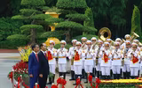 Chủ tịch nước chủ trì lễ đón Tổng thống Indonesia và Phu nhân sang thăm Việt Nam