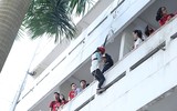 Thầy trò trường Đại học Ngoại thương hào hứng khi tham gia tập huấn PCCC