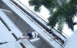 Thầy trò trường Đại học Ngoại thương hào hứng khi tham gia tập huấn PCCC