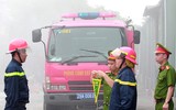 Diễn tập chữa cháy và cứu nạn cứu hộ tại Cảng Hà Nội