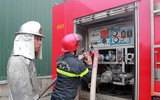 Diễn tập chữa cháy và cứu nạn cứu hộ tại Cảng Hà Nội
