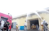 Diễn tập chữa cháy và cứu nạn cứu hộ tại Cảng Hà Nội