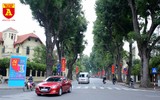 Hà Nội đỏ rực cờ hoa mừng Đảng mừng Xuân Canh Tý