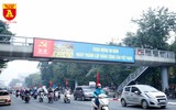 Hà Nội đỏ rực cờ hoa mừng Đảng mừng Xuân Canh Tý