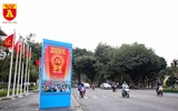 Hà Nội đỏ rực cờ hoa mừng Đảng mừng Xuân Canh Tý