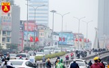 Hà Nội đỏ rực cờ hoa mừng Đảng mừng Xuân Canh Tý