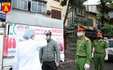 Công an Hà Nội tăng cường kiểm soát người ra đường, thực hiện nghiêm cách ly xã hội phòng ngừa Covid-19