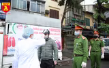 Công an Hà Nội tăng cường kiểm soát người ra đường, thực hiện nghiêm cách ly xã hội phòng ngừa Covid-19