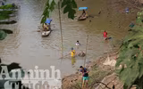 Hà Nội: Cả làng xuống sông đánh dậm