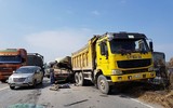 Ảnh hiện trường vụ tai nạn giao thông nghiêm trọng ở Sóc Sơn
