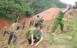 Tuổi trẻ Công an Thủ đô tham gia trồng 10.000 cây xanh ở mảnh đất dữ