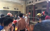 [Ảnh] Hiện trường vụ cháy 7 xưởng sản xuất gỗ ở Thạch Thất