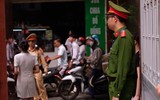 An ninh thắt chặt trong buổi sáng đầu tiên diễn ra kỳ thi THPT Quốc gia